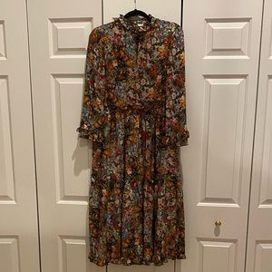 H & M floral printed dress